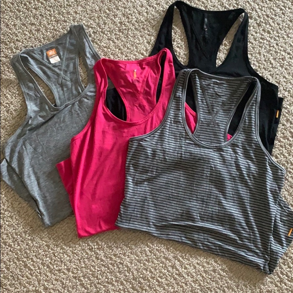 Lucy Workout Tanks size S (includes 4)